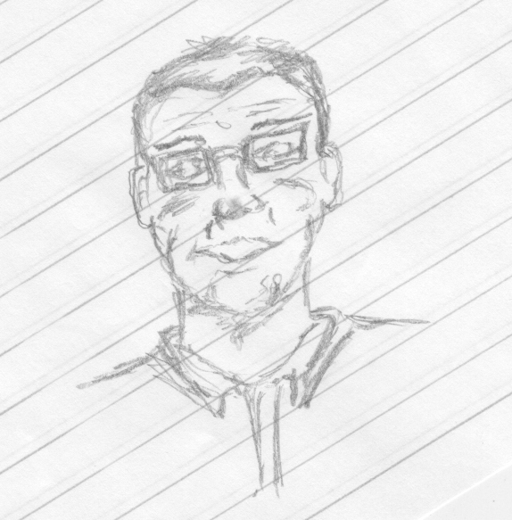 student sketch of Rob